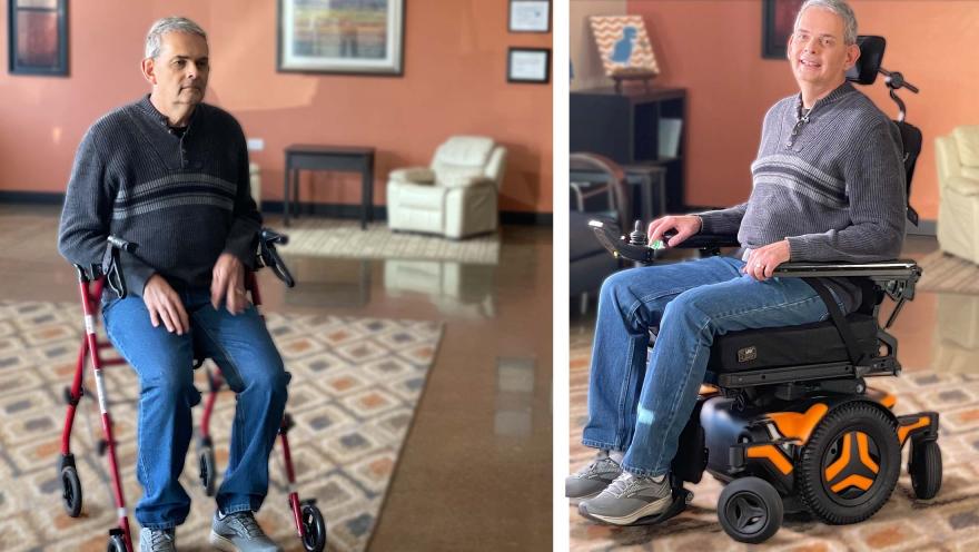 Wheelchair lets ALS patients move independently 